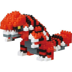 Kawada Nanoblock Pokemon Series Groudon Micro-Sized Building Block Set