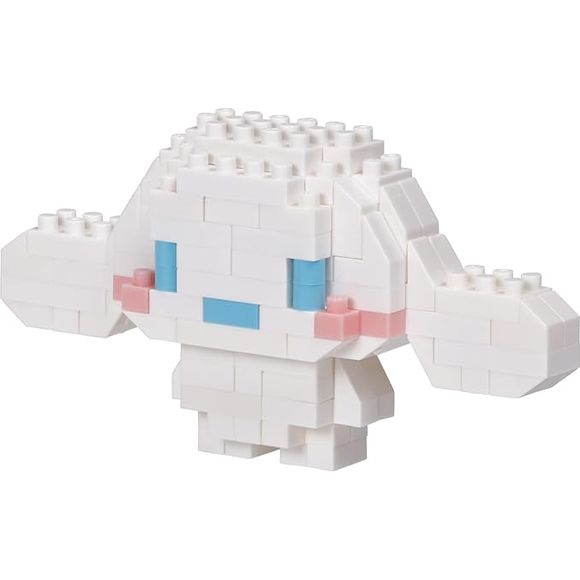 Cinnamoroll from Nanoblock's Character Collection Series stands approximately 1.61" tall and has 140 pieces. Difficulty level is 2. This kit features all the details one would expect.

Details:
Size: Approx 1.6 inches tall
Material: ABS
Manufacturer: Kawada
140 pieces
Assembly required