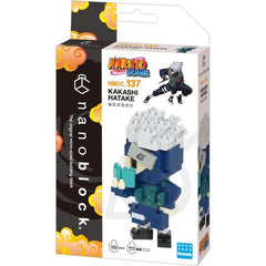 Nanoblock is a micro-=sized building block designed in japan since 2008. Fun to build, Attractive to display, interesting to collect. a piece of nanoblock is the start of infinite creativity.

Kakashi Hatake from Nanoblock's Character Collection series stands approximately 2.95" tall and has 180 pieces