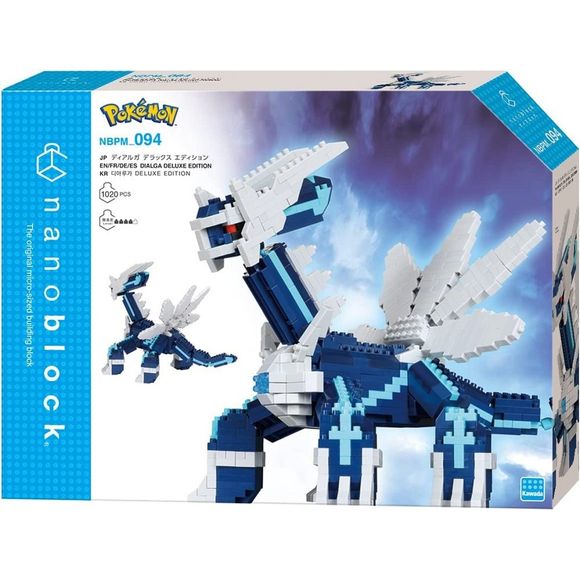 Kawada Nanoblock Pokemon Series Dialga DX Micro-Sized Building Block Set | Galactic Toys & Collectibles