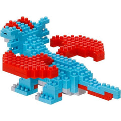 Kawada Nanoblock Pokemon Series Salamence Micro-Sized Building Block Set