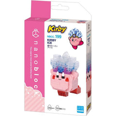 Nanoblock is a micro-sized building block designed in japan since 2008. Fun to build, Attractive to display, interesting to collect. a piece of nanoblock is the start of infinite creativity.

Kirby Ice from Nanoblock's Character collection Series stands approximately 2.48" tall in average and has 240 pieces!

Difficulty level is 2. This is considered as an entry level kit. All sets come with detailed step by step instructions. Build models with incredible detail, astounding authenticity, and unparalleled re