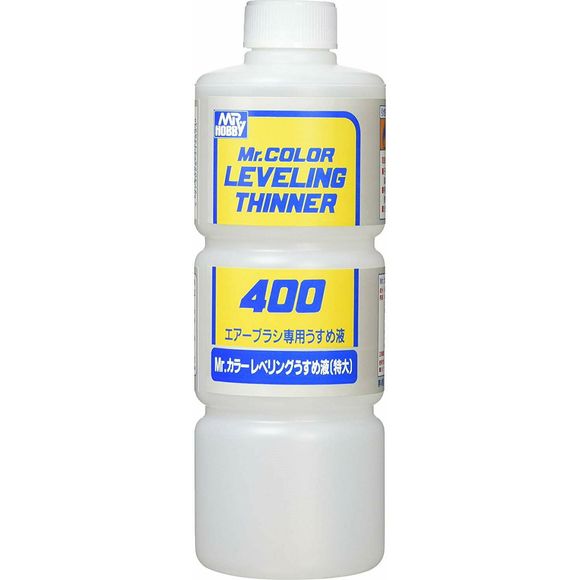 Mr Color Thinner is designed for use with Mr Color solvent based paints.  Can also be used with Mr Hobby Aqueous Hobby Color.  400 ml Bottle.

Advised thinning ratio for airbrushing is 1:1.5 > 1:2 (Paint:Thinner)

Continental USA Shipping only.  No expedited shipping available.