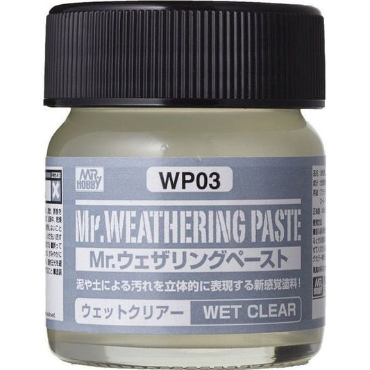 Mr. Weathering Paste is a newly designed paint to reproduce three-dimensional dirt such as mud.
Since it is based on the well-received Mr. Weathering Color, it is also possible to mix colors with Mr. Weathering Color and to dilute it with a dedicated diluent.