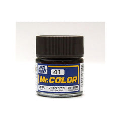 GSI Creos MR. Hobby Mr Color MR-041 Red Brown 10mL Primary Flat Paint | Galactic Toys & Collectibles