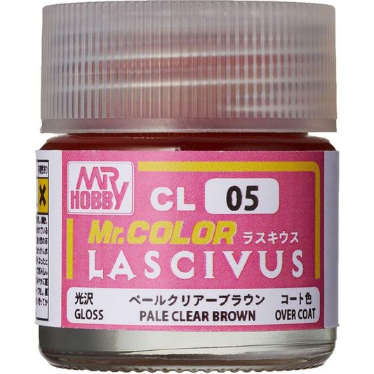 LASCIVUS is a specialized paint for figures. Mr Color paint, suitable for hand brushing & airbrushing, with good adhesion & fast drying is one of the finest scale modelling / hobby paints available. Solvent-based Acrylic, thin with Mr Color Thinner or Mr Color Levelling Thinner. Treat paint as a lacquer. C1 White Gloss Primary. 10ml screw top bottle.

1 - 2 coats are recommended when brush painting
2 - 3 coats when using an air brush - after diluting to a ratio of 1 (Mr.Color) : 1-2 (Mr. thinner).
Mix i