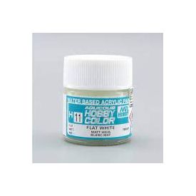 GSI Creos MR. Hobby Aqueous H11 Flat White 10mL Flat Paint | Galactic Toys & Collectibles