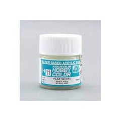 GSI Creos MR. Hobby Aqueous H11 Flat White 10mL Flat Paint | Galactic Toys & Collectibles