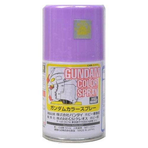 Paint based specifically on colors from the Gundam universe, so you can bring your Gundam models to the next level! The color development has been toned up to hide the base color even better and create a stronger top coating. Semi-Gloss MS Purple. 100ml.

Continental US Shipping only, no expedited shipping available on this product.