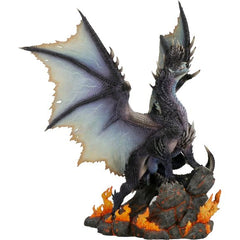 Originally released to observe the 20th anniversary of the "Monster Hunter" game series, Capcom's "Figure Builder Creators Model" of the Blazing Black Dragon Alatreon is back! The entire body of this formidable beast is covered with sharp scales, which ruthlessly tear apart everyone it touches. 

Measures approximately 13 inches tall, 12 inches wide, and 9 inches deep