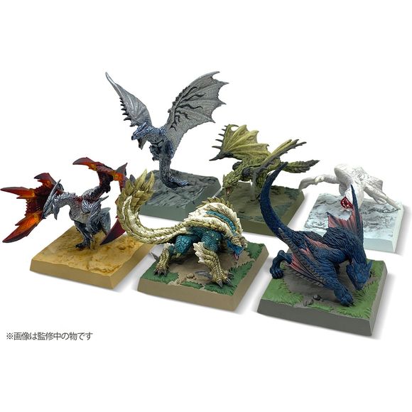 More popular beasts from the "Monster Hunter" game series are on the way thanks to Capcom's "Figure Builder Monster Hunter Monster Collection Gallery" lineup! Each one of these amazingly detailed creatures comes with a base inspired by their environment in the games; there are six different figures to collect, and trade and you will receive one random

[Lineup]:

Zinogre
Nargacuga
Mysterious Valfalk
Rioreia
Furfur
Rathalos (rare species)