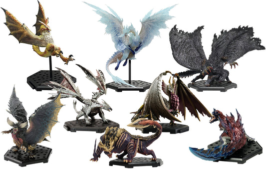 Capcom commemorates the 20th anniversary of the "Monster Hunter" game series with the second lineup of intensely detailed miniature monsters! This luxurious lineup features previously released beasts ranging from "Monster Hunter 4 (2013)" to "Monster Hunter Rise: Sunbreak (2022)."