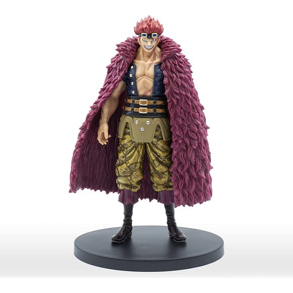 Joining the DXF Grandline Men line comes Eustass Kid depicted holding his katana. This figure stands over 6 inches and is highly detailed.