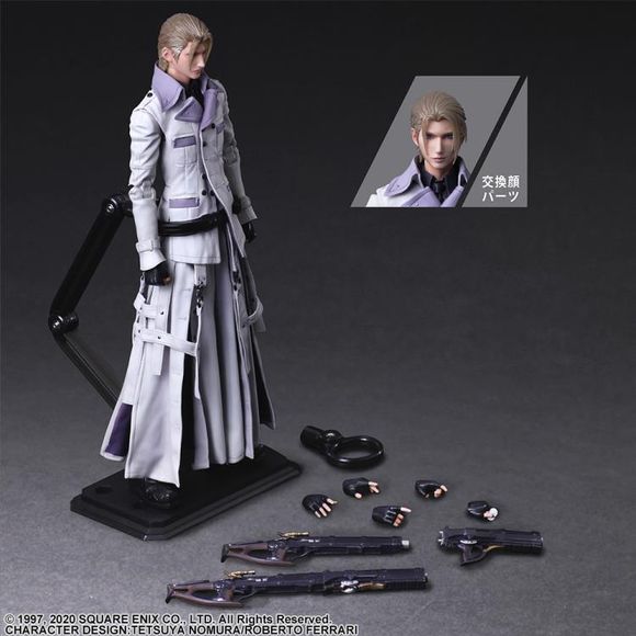 Square Enix Final Fantasy VII Remake Play Arts Kai Rufus Shinra Figure | Galactic Toys & Collectibles