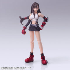 Tifa Lockhart from "Final Fantasy VII" returns to the "Bring Arts" action-figure lineup from Square Enix! Her sculpt is based on her appearance in the original game, with her long black hair that reaches her waist, and her distinctive gloves and boots. Interchangeable hands and facial expressions are included, too.