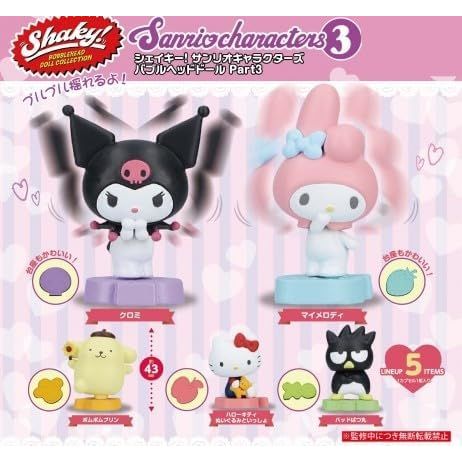 Shaky! Sanrio Characters Bobble Head Vol. 3 Gashapon Figure (1 Random) | Galactic Toys & Collectibles