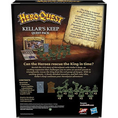 Avalon Hill: HeroQuest Kellar's Keep Quest Pack Expansion - Board Game