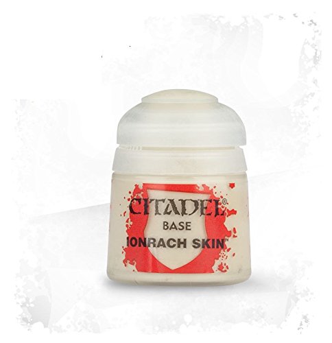 Citadel Base paints are high quality acrylic paints specially formulated for basecoating your Citadel miniatures quickly and easily. They are designed to give a smooth matte finish over black or white undercoats with a single layer. 

All of our paints are non-toxic, water-based acrylic that are designed for use on plastic, metal, and resin Citadel miniatures. One pot contains 12ml of base paint.