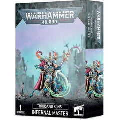 This plastic kit builds one Infernal Master. It is supplied in 15 pieces, and comes with one 40mm Citadel Round Base.

This miniature is supplied unpainted and requires assembly – we recommend using Citadel Plastic Glue and Citadel paints.