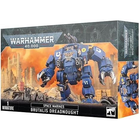 This multipart plastic kit builds one Brutalis Dreadnought