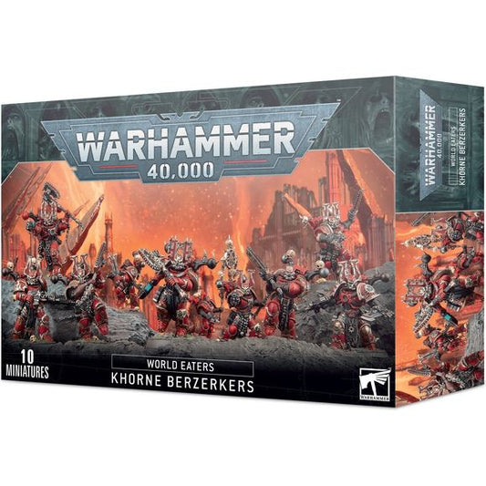 Warhammer 40K: Chaos Space Marine - Khorne Berzerkers | Galactic Toys & Collectibles