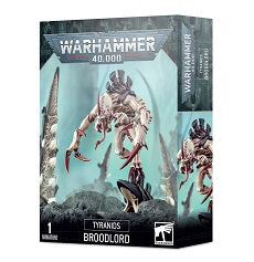 This multi-part plastic kit contains the components necessary to assemble one Tyranid Broodlord, and is supplied with one Citadel 75x42mm Oval base.