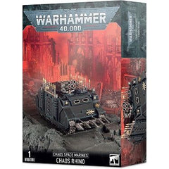 This kit contains the pieces to build one Chaos Space Marines Rhino Tank, this kit comes unpainted and requires assembly