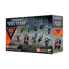 This multipart plastic kit builds a squad of 10 Novitiates. This set comprises 128 plastic components and is supplied with 10x Citadel 28.5mm Round Bases, a set of 38 Novitiates tokens, and 1x Citadel 32mm Round base. This set also includes 1x Adepta Sororitas Transfer Sheet containing 290 high-quality waterslide transfers for you to use to decorate your models.

These miniatures are supplied unpainted and require assembly – we recommend using Citadel Plastic Glue and Citadel Colour paints.