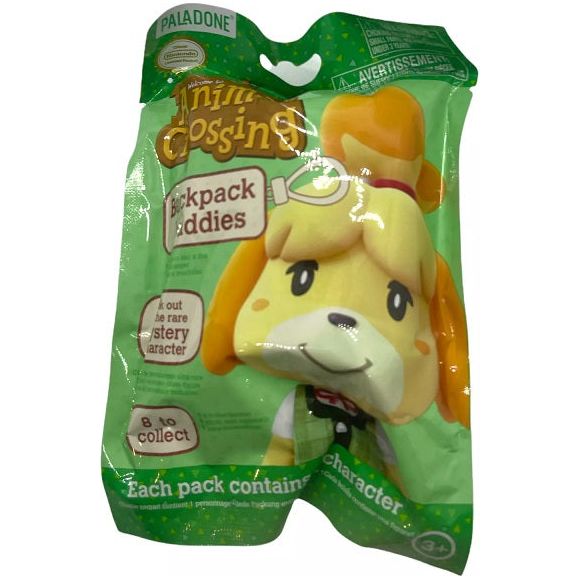 Animal Crossing Backpack buddies! Look out for the rare mystery character! 8 to collect. Each pack contains 1 character.