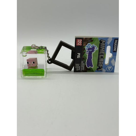 Tsunameez Minecraft Cube Pig Water Keychain Figure | Galactic Toys & Collectibles