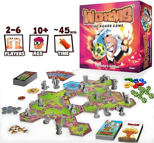 Mantic Entertainment: Worms - The Board Game (Mayhem Collector's Edition)