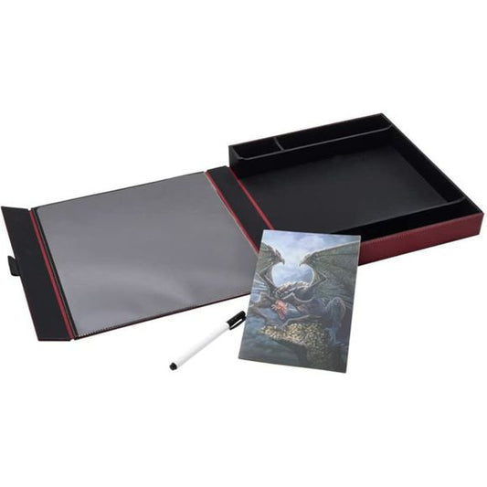 Dragon Shield: RPG – Player Companion Accessory Box & Dice Tray: Blood Red