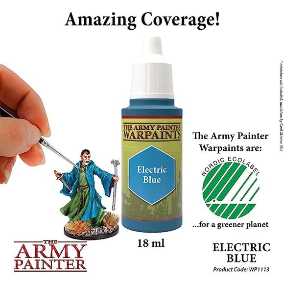 Army Painter: Warpaints 'Electric Blue' 18ml | Galactic Toys & Collectibles