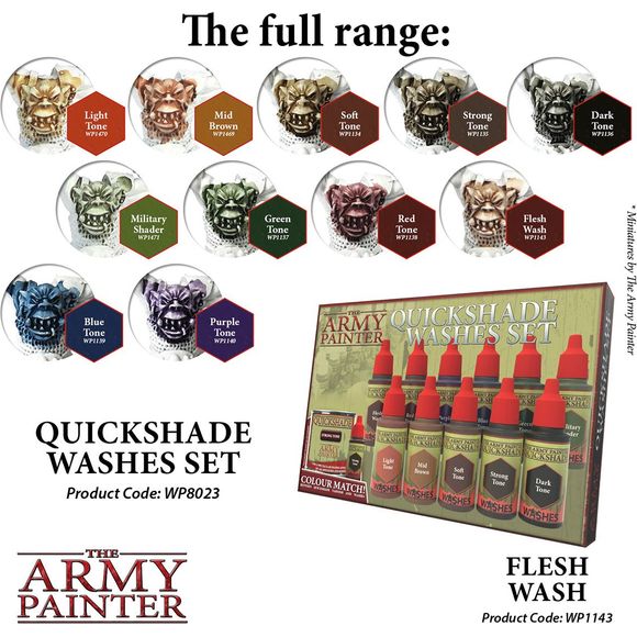 Army Painter: Quickshade 'Flesh Wash' 18ml | Galactic Toys & Collectibles