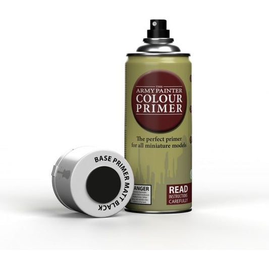 Quite simply the best Black Spray on the market. Very matt and with a superior coverage - leaving the miniatures in a perfect condition for applying coats of paints. Remember to always check our video tutorials on how to use Colour Primers.