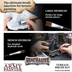 Army Painter Gamemaster: Terrain Brush Kit (Four Brushes) | Galactic Toys & Collectibles