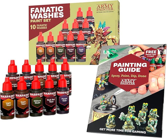 Army Painter Fanatic Washes Paint Set - Set of 10