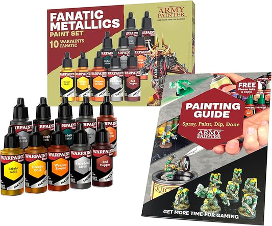 Army Painter Fanatic Metallics Paint Set - Set of 10