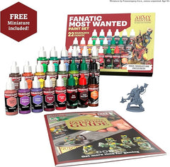 Army Painter Fanatic Most Wanted Paint Set - Set of 22