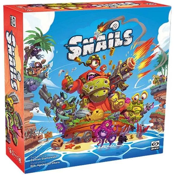 Snails is a dynamic game for 2-4 players ready to command squads of pumped up mollusks in a pitched battle. Each squad is led by a unique leader who grants their soldiers special abilities and enhances their chances to win by eliminating opponents with an assortment of funny weapons. Each combat takes place on a dozen islands, which get destroyed as the game progresses. Your snail may end up in the water in no time and see for themselves that marine pollution is real! Additionally, by excavating more island