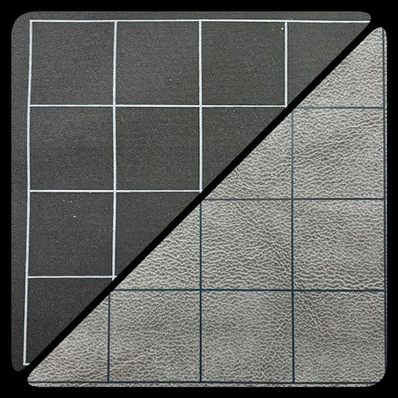 Chessex Reversible Battlemat: 1" Black/Grey Squares (23.5" x 26") | Galactic Toys & Collectibles