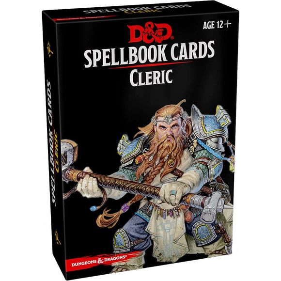 The Spellbook cards are an invaluable resource for both players and Dungeon Masters. With these spell details at their fingertips, they can save time, keep the action up, and avoid stalling the game by flipping through books. Each deck contains laminated cards that players and Dungeon Masters can use as a quick reference resource during Dungeon & Dragons tabletop play.