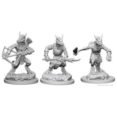 Dungeons & Dragons Nolzur’s Marvelous Miniatures come with highly-detailed figures, pre-primed with Acrylicos Vallejo primer and includes deep cuts for easier painting. The packaging of each different set will display the minis in a visible format.