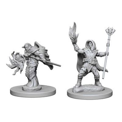 Dungeons & Dragons Nolzur’s Marvelous Miniatures come with highly-detailed figures, pre-primed with Acrylicos Vallejo primer and includes deep cuts for easier painting. The packaging of each different set will display the minis in a visible format.