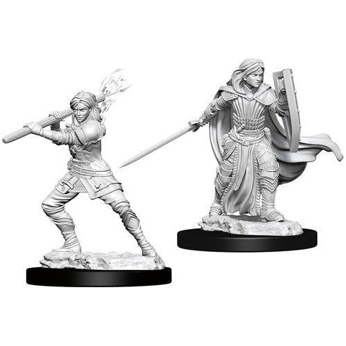 Dungeons & Dragons Nolzur’s Marvelous Miniatures come with highly detailed figures, primed and ready to paint out of the box. These fantastic miniatures include deep cuts for easier painting. The packaging displays these miniatures in a clear and visible format, so customers know exactly what they are getting. This is a 2-count character pack which includes a low-level and high-level miniature of the same character.