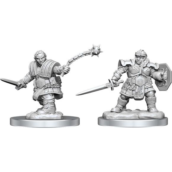 D&D Nolzur's Marvelous Unpainted Miniatures: Dwarf Fighter Female | Galactic Toys & Collectibles