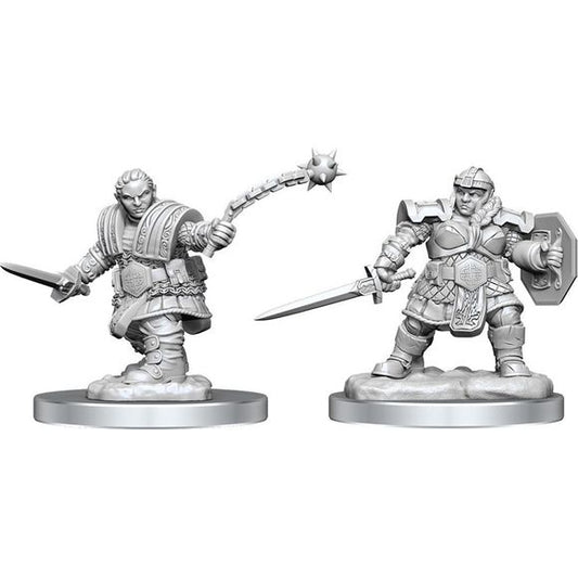 D&D Nolzur's Marvelous Unpainted Miniatures: Dwarf Fighter Female | Galactic Toys & Collectibles