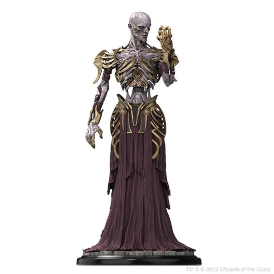 The all-new Vecna resin statue by WizKids stands at 12 tall and includes intricate details, including the Book of Vile Darkness perched within Vecnas ribcage. Seldom is the name of Vecna spoken except in a hushed voice. Vecna was, in his time, one of the mightiest of all wizards. Through dark magic and conquest, he forged a terrible empire.