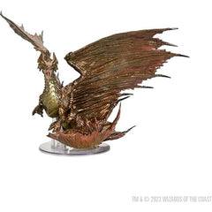 D&D Icons of The Realms: Adult Brass Dragon Premium Figure | Galactic Toys & Collectibles