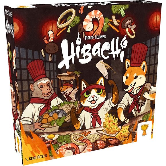 Throw the egg, grab the pepper! Get into the shoes of a chef of a hibachi grill, where you have to cook food in front of guests -and as quick as you can! Hibachi is a fun dexterity game for 2 to 4 players, inspired by the classic Safranito. In Hibachi, you’ll have to throw your weight around, as well as your utensils, to collect the ingredients you need to fulfil your customers’ orders. Will you be the most successful chef or will you feel the burn?